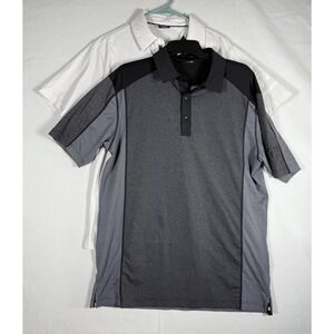 Lot Of 2 - PXG Parsons Extreme Golf Polo Shirts Mens Medium Performance Stretch